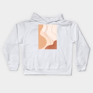 Abstract Bohemian Shapes 3.4 Kids Hoodie